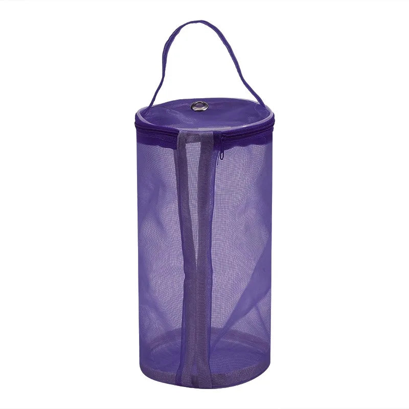 Hollow Mesh Knitting Wool Yarn Bags Portable Storage Bag Solid Color Crochet Handbag Organizer Weave Tools Sewing Accessories