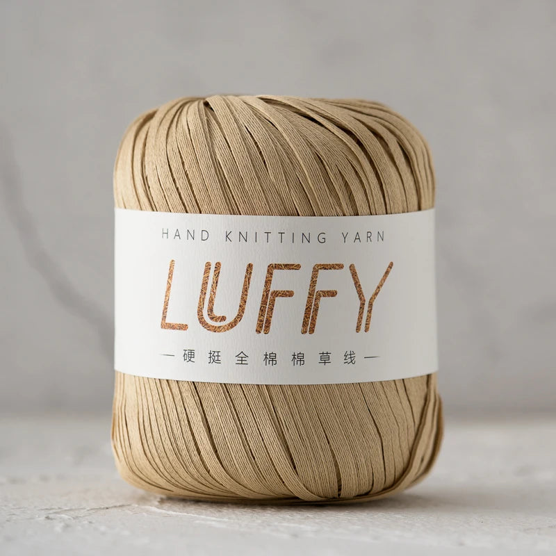 100M/roll Lafite Raffia Flat Yarn Plant Grass CottonThread DIY Handmade Knitting Crochet Bag Straw Hat Craft Material