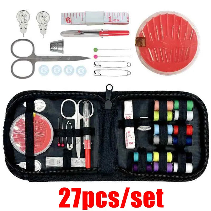 Sewing Kit with Case Portable Sewing Supplies for Home Traveler