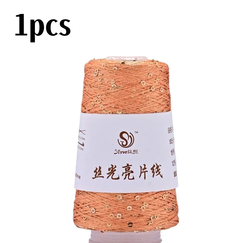 150 Colour 700M 100g special Sequin yarn DIY garment accessories Rag doll Knitting yarn
