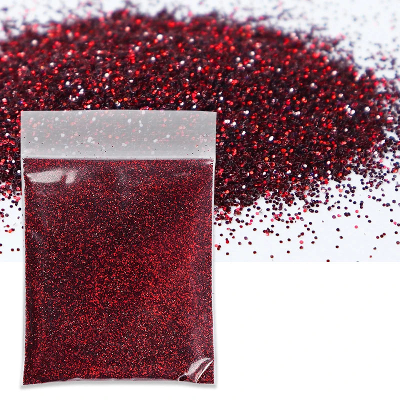 10g/Bag Holographic Fine Glitter Powder For Epoxy Filling Laser Glitter Gold Silver Fine Powder DIY Resin Mold Filling Crafts