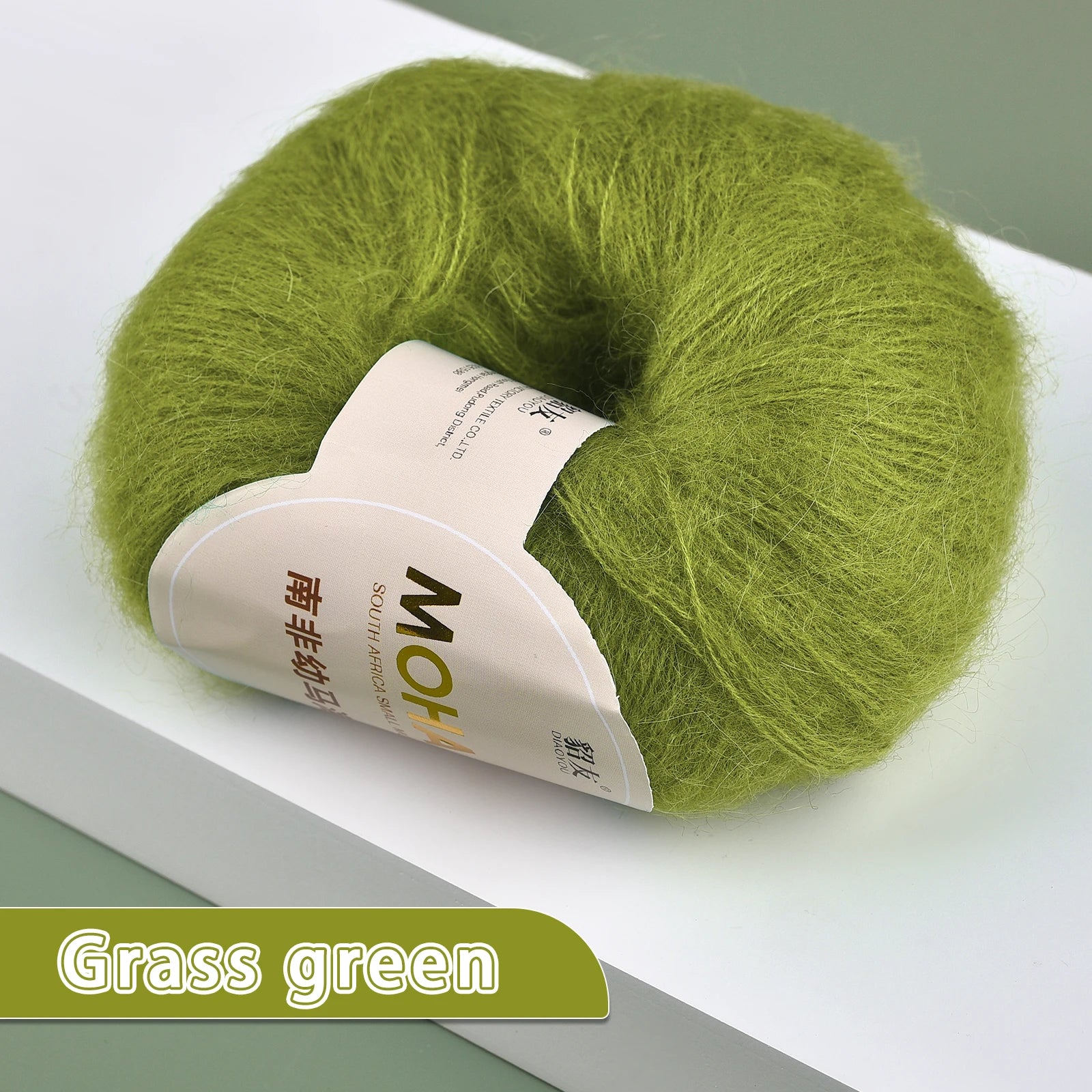 25g/Roll Soft Wool Knitting Cashmere Long Thin Yarn Roll Mohair Yarn DIY Hand Crochet Soft Mohair Cashmere Wool Knitting Yarn