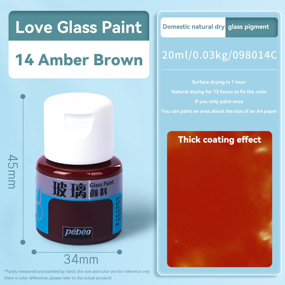 Creative 20ml Acrylic Paints Rich Color Waterproof Glass Pigments Tube For Painting Supplies Artist Drawing Art DIY Crafts