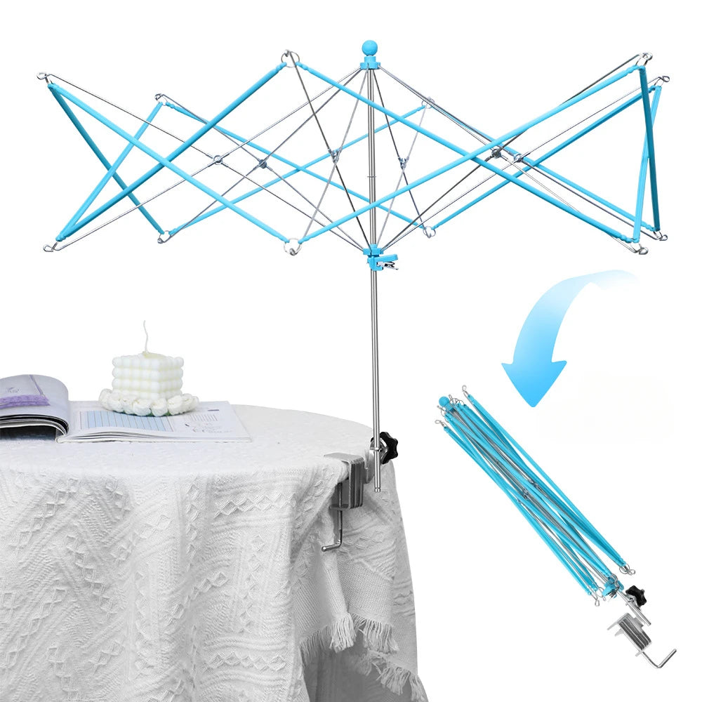 Umbrella Shape Swift Yarn Thread Fiber String Wool Winder Holder Hand Knitting Craft Tools For Patchwork DIY Accessories