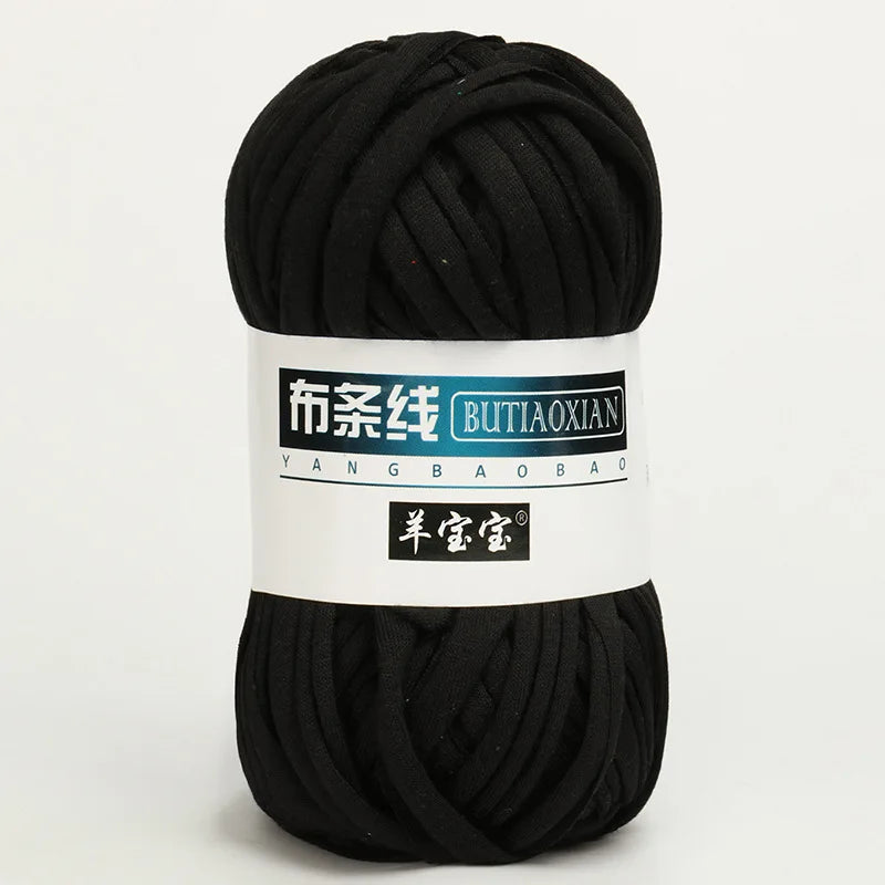 100g/pc Crocheting T Shirt Thick Soft Cloth Yarn for Hand Knitting Crochet Line Woven Handbag Blanket Thick Yarn Flat thread