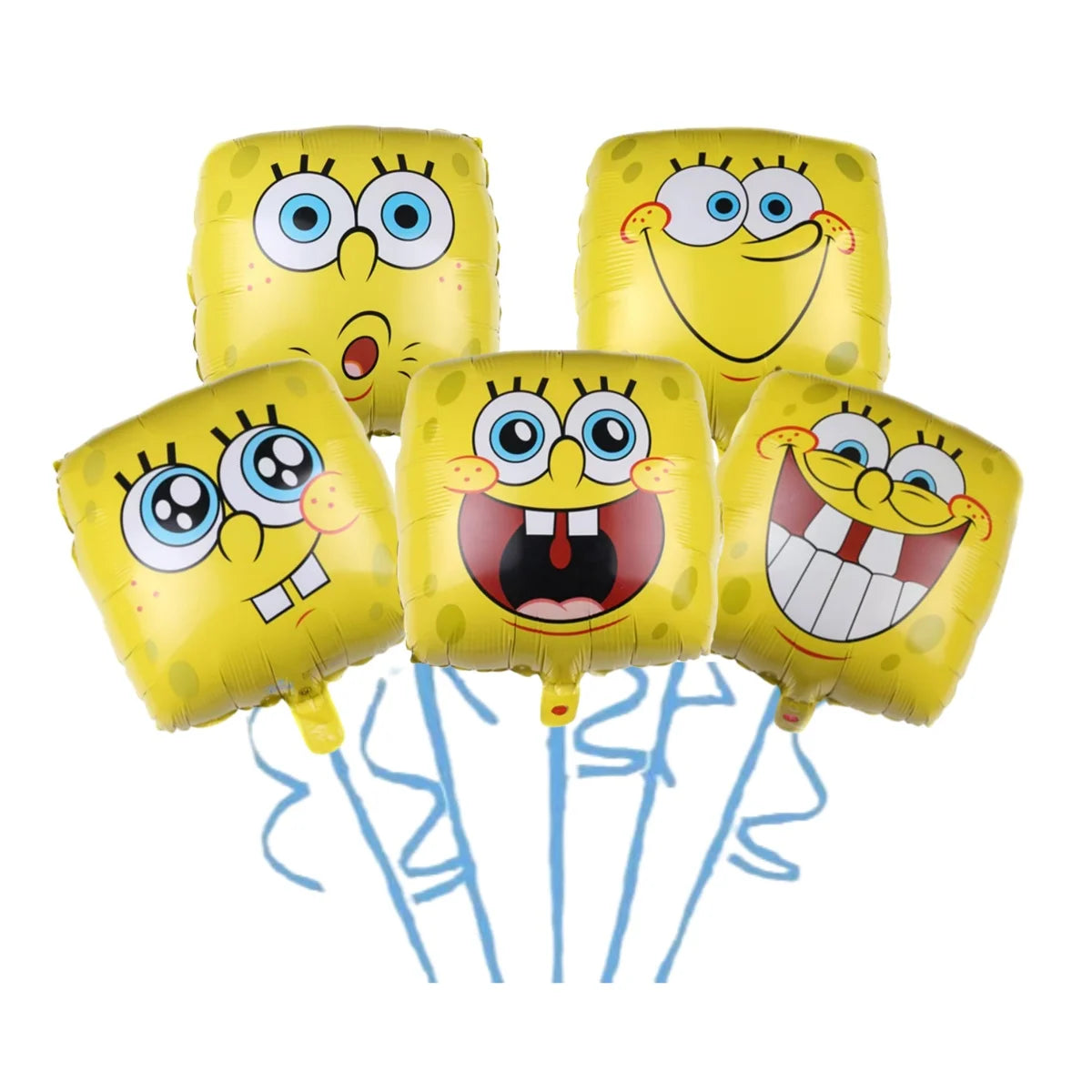 Cartoon SpongeBob Theme Birthday Party Decoration Balloons Digital Balloons Baby Shower Birthday Gifts Party latex Party Balloon