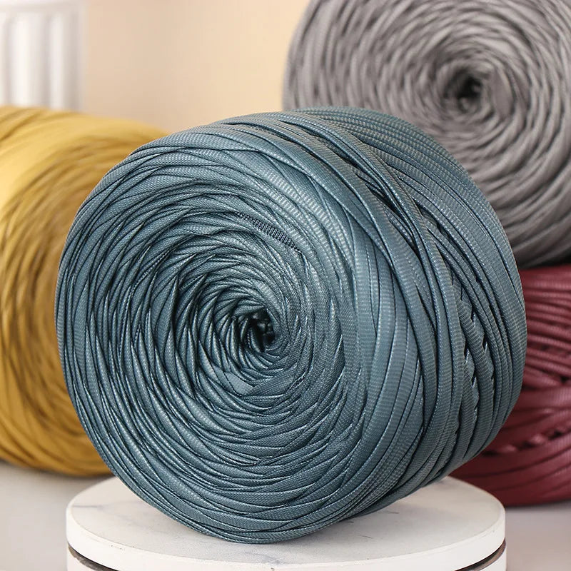 Faux Leather Yarn 200g/Roll Nappa Matte Color  for DIY Knitting Crocheting Thread Yarn for Handmade Bags Shoes Crafts