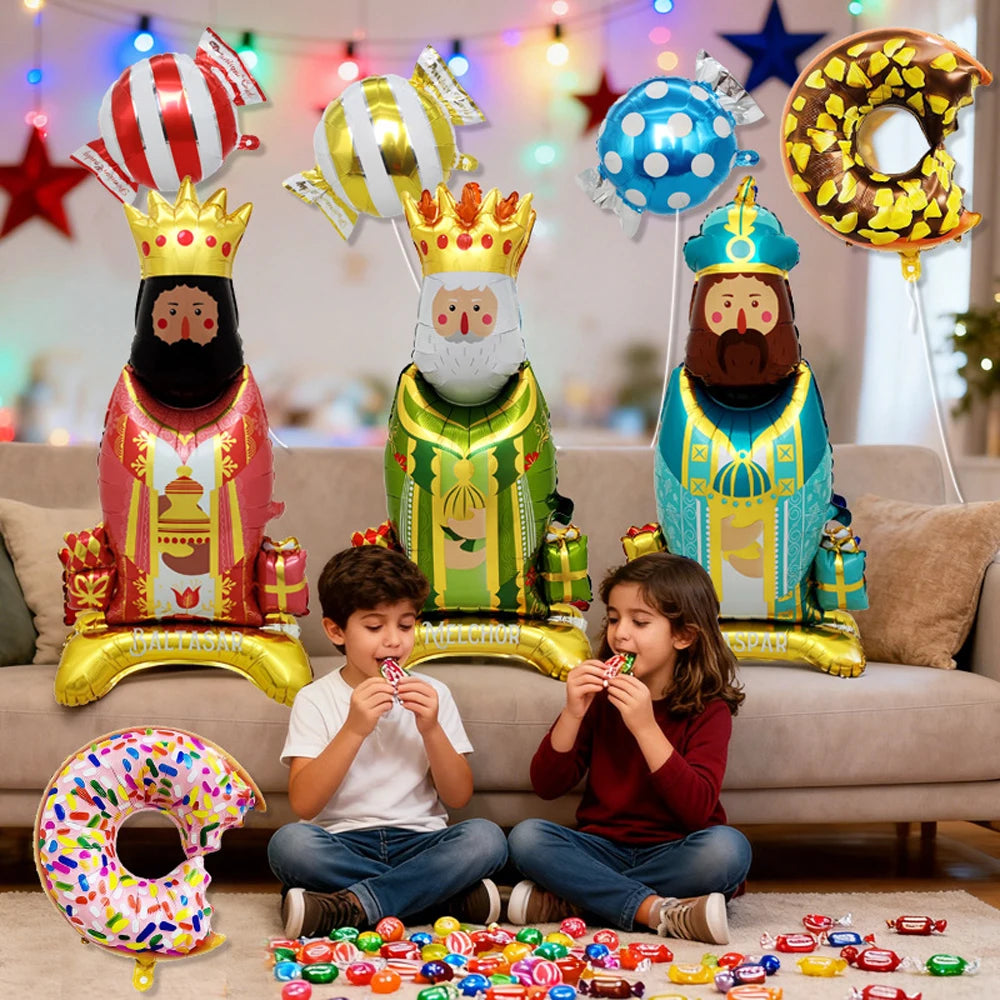 Cartoon King Aluminium Balloons Birtdhay Party Supplies Toys For Kids Globos Baby Shower Decorations Christmas Balloon