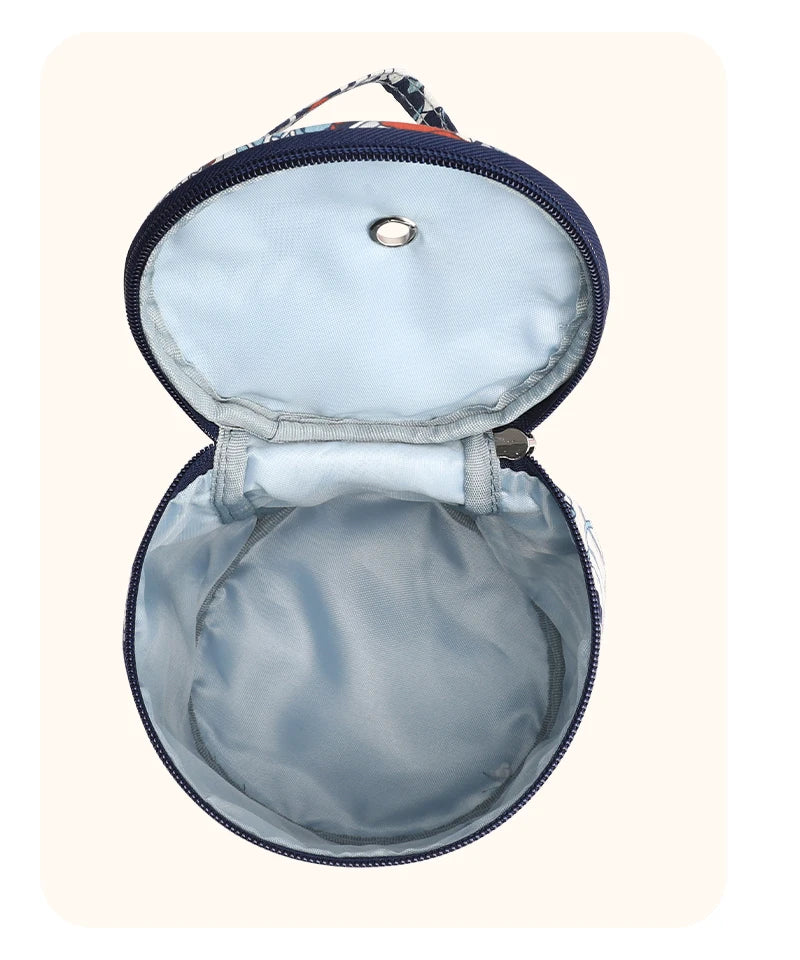 Portable Round Yarn Storage Bags Knitting Wool Yarn Bags Organizer Waterproof Crochet Hooks Bag for Sewing Accessories Tools