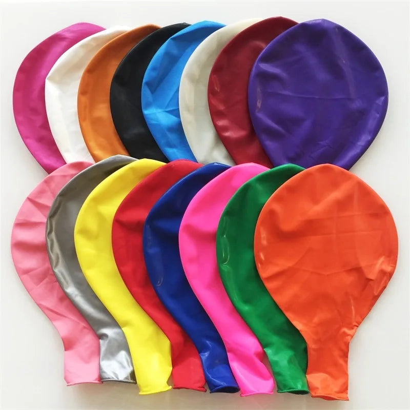 36 inch flat latex balloon, large balloon that can take off, oversized circular birthday party decoration balloon