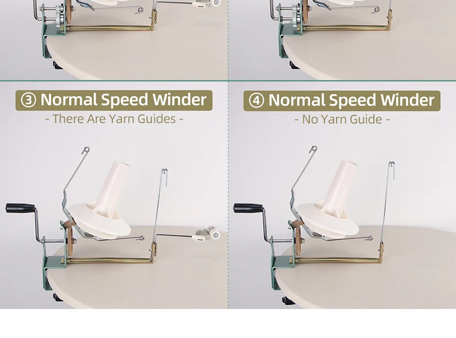Hand Operated Winding Machine Machine Yarn Ball Winder Hand Operated Easy to Set Up and Use Sturdy with Metal Handle And