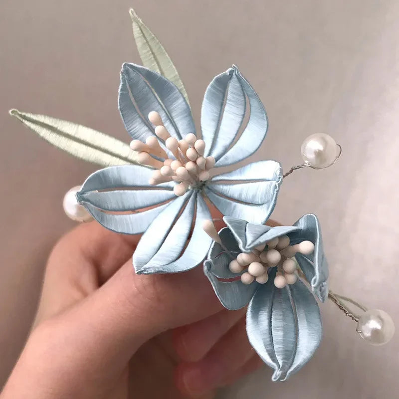 800Pcs 2mm Chenille Stems Stick Artificial Flower stamen Mini Pearl Floral pistil Wedding Party Home Decoration DIY Accessories