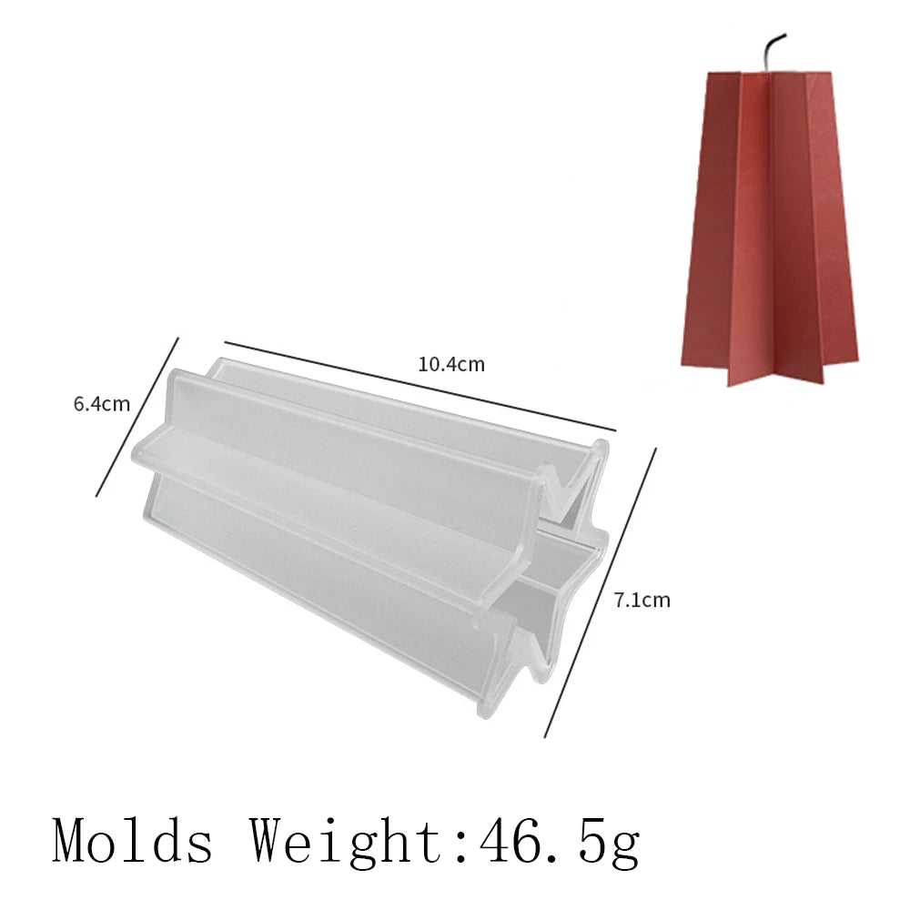 Cylinder Silicone Candle Mold DIY Stripe Candles Dinner Ornament Making Plaster Epoxy Resin Molds Home Decor Handmade Gifts