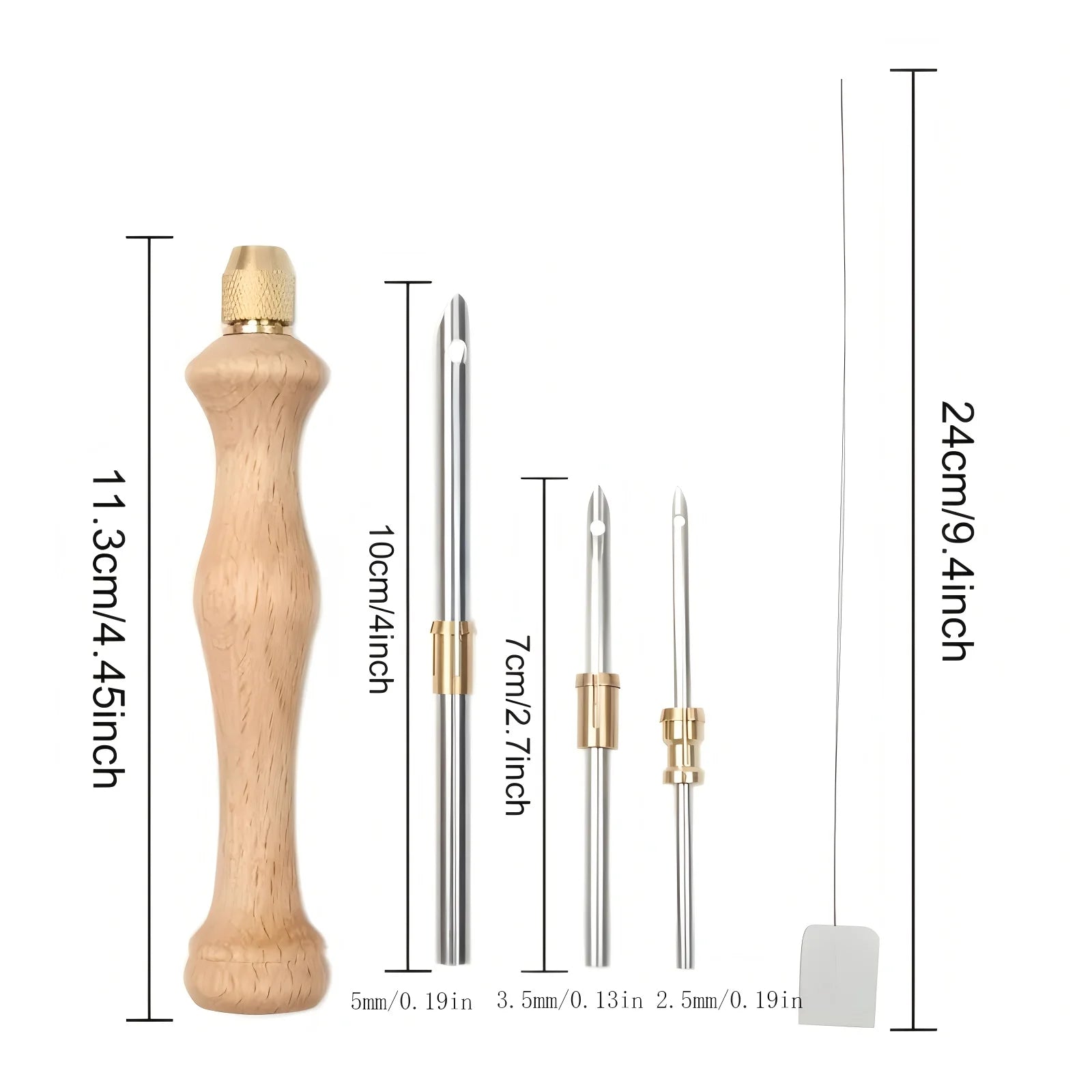 New Punch Needle Tool Kit DIY Embroidery Stitching Punch Needle & Needle Threader Embroidery Poking Cross StitchTools Knitting