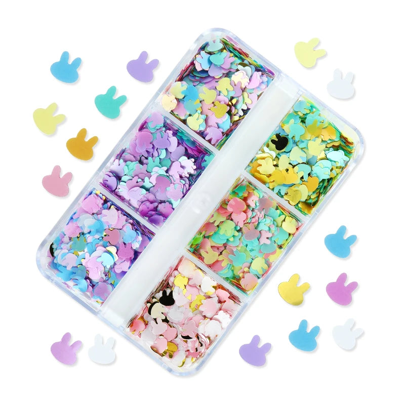 Plum Flower Glitter Epoxy Resin Filling Hollow Out Flowers Resin Sequins For Card Making Macaroon Flakes Scrapbooking DIY Crafts