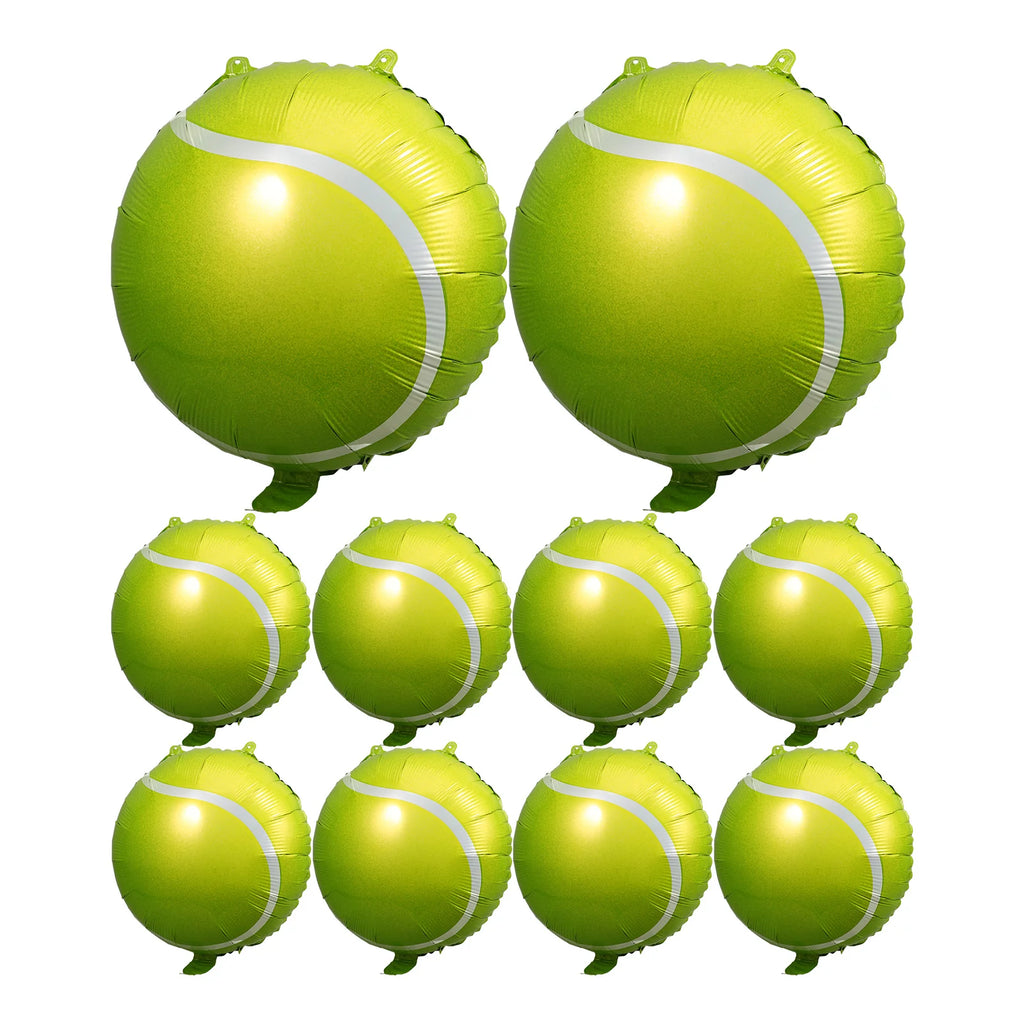 10 Pcs Inflatable Tennis Balloons Birthday Party Decorations Baby Balloons