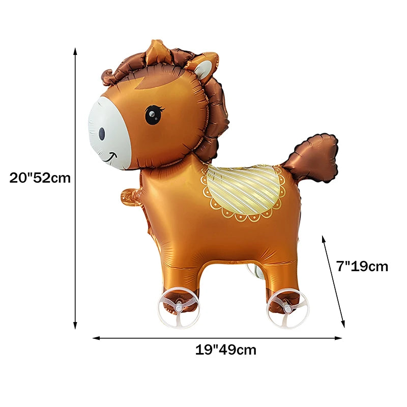 Stand Walking 4D Elephant Balloons for Baby Shower Decorations