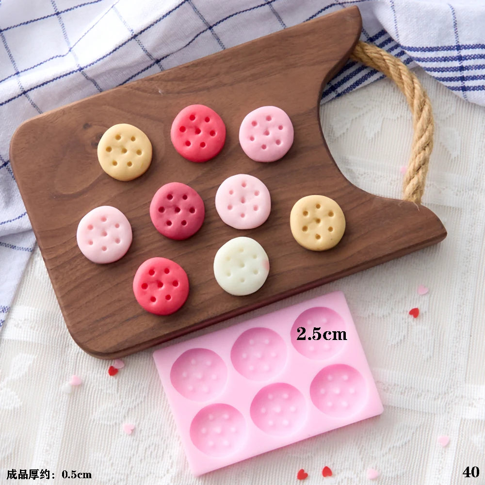VERIDIAN Waffle Biscuit Silicone Molds Bunny Bear Chocolate Fondant Cake Mold Baking Accessories Cake Decoration Accessories