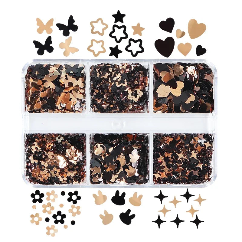 Holographic Glitter English Alphabet Flakes Resin Silicone Mold Filler Laser Letter Sequins For Epoxy Resin Filling Handmade DIY