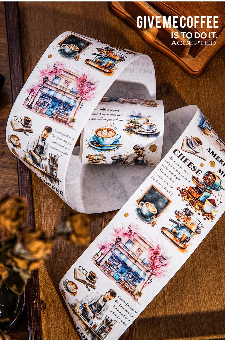 Mr.paper 6 Style 200CM/roll Washi Tape - Perfect for DIY Scrapbooking and Journals Decorative and Excellent Quality