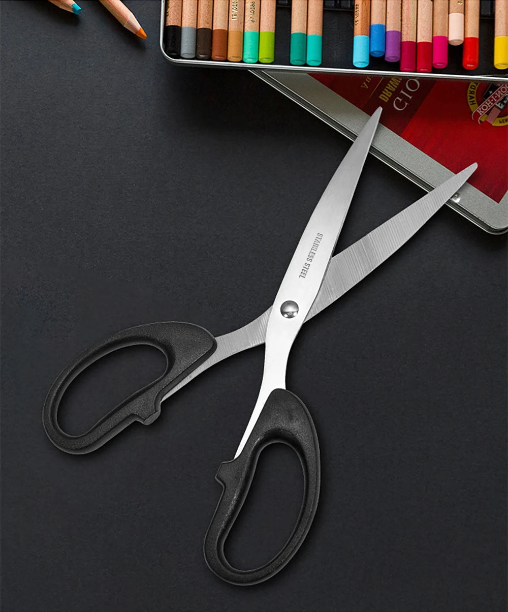 7.9" Scissors, Stainless Steel Blades, Soft Grip Handle, Suitable for Households,Offices and Schools, All Purpose