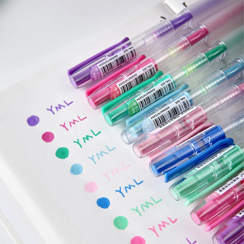 24/48-Color Acrylic Paint Pen Set, Professional All-Purpose Art Tools, Vibrant Pigment Artist Brushes, Creative Art Material Kit