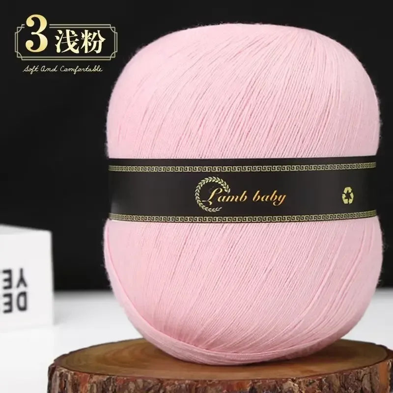 150G Colorful Fine Cotton Yarn for Hand Knitting Silk Cotton Yarn for DIY Light weight Sweater Knitting yarn wholesale