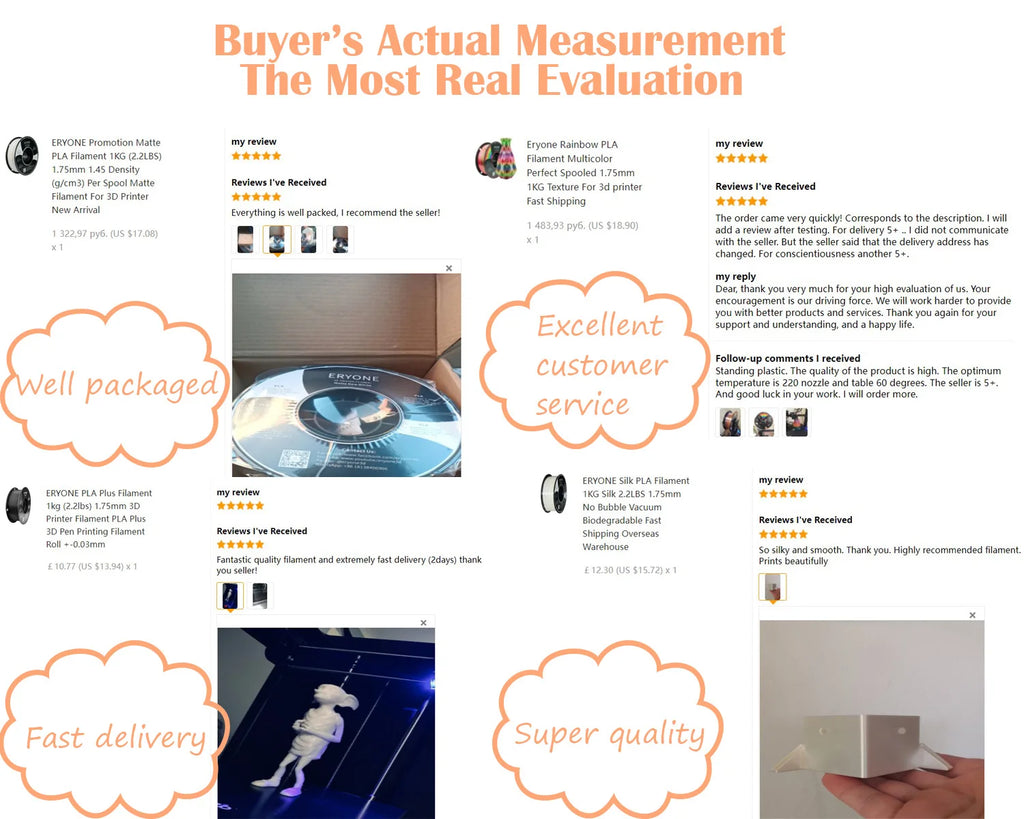 Eryone PP Carbon Fiber 0.7kg/PP 0.9kg Premium Filament 3D FDM Print,Safe Material PP,pp carbon fiber/pp filament