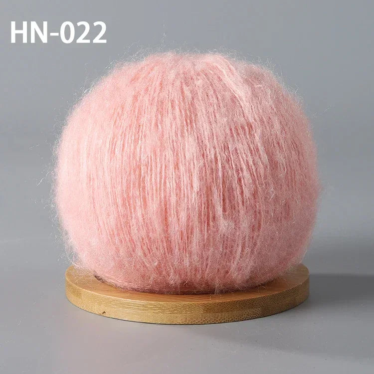 250g Crochet Mohair Yarn For Knitting Sweater Shawl Skin-Friendly Baby Wool Lace Thread ilos para tejer dedelgado Yarns 5pcs