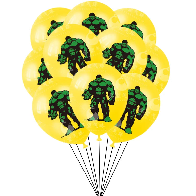 10/30Pcs Super Hero Hulk Theme 12inch Latex Balloon Decoration Boys Birthday Party Hulk Latex Balloon Supplies Kids Toys Globos