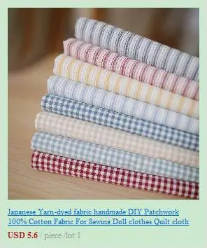 Random Little Cloth DIY Japan Group Yarn-dyed Fabric,for Sewing Handmade Patchwork Quilting , Stripe 50*70cm