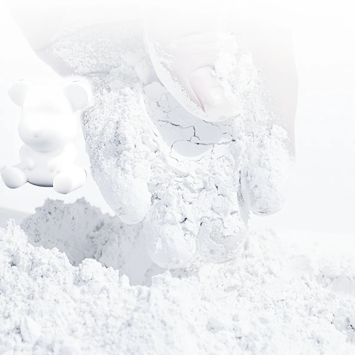 Casting Plaster Powder, Fine Craft Plaster Powder, Concrete for Casting, White Relief Casting Powder, Perfect for Craft