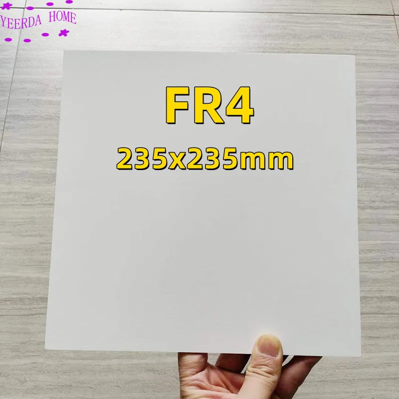 All-size White FR4 3D printer Removable Platform Hot Heated Bed Fiber Glass Plate Polypropylene Build