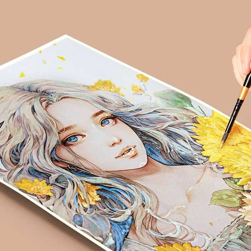 32-Color Metallic Paint Collection – Fresh Pastels to Deep Retro Shades, Bring Luster to Every Unique Artistic Expression