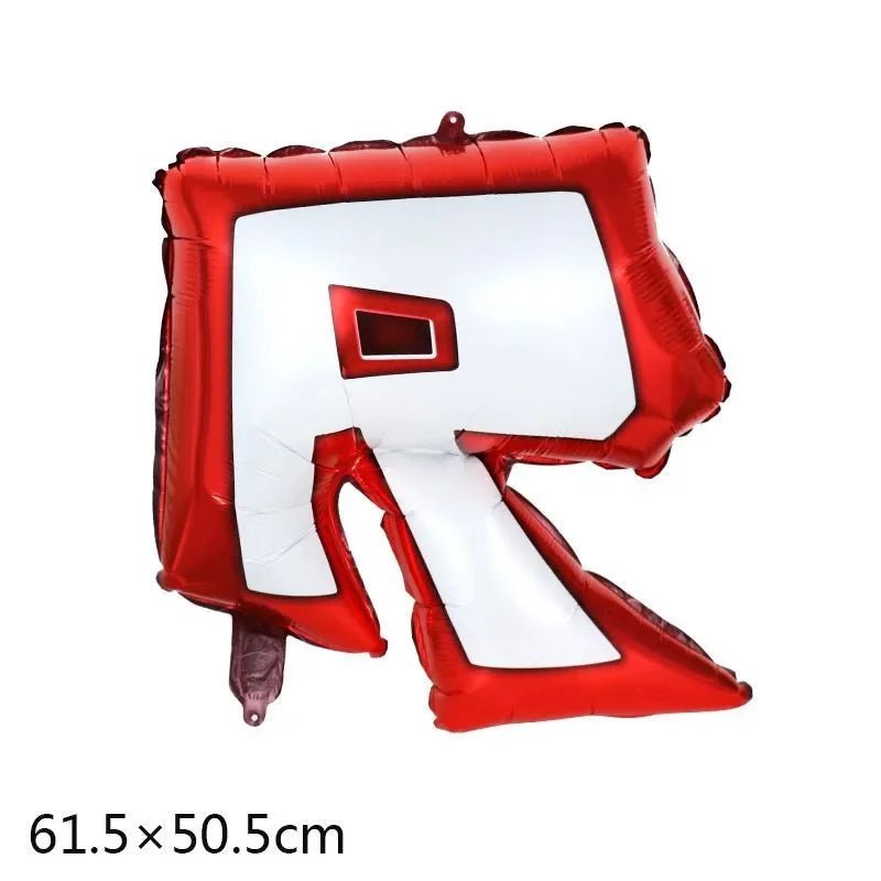 Roblox Game Themed Aluminum Balloons for Kids Birthday Party Decorations Ideal Gifts for Game Lovers Balloon Theme Periphery
