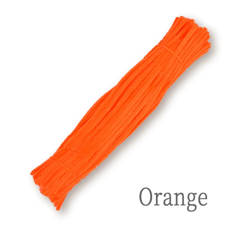 Chenille Stem Plush Stick Kids DIY Creative Toy Chenille Sticks Cleaners Kindergarten Educational Handmade Material Plush Strips