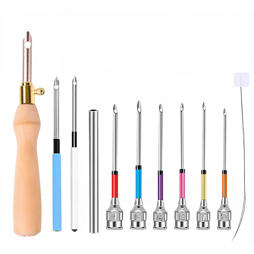 Cross Stich Punch Needles Embroidery Kits Yarn Embroidery Pen Crochet Knitting DIY Craft Stitching Sewing Tools Accessories
