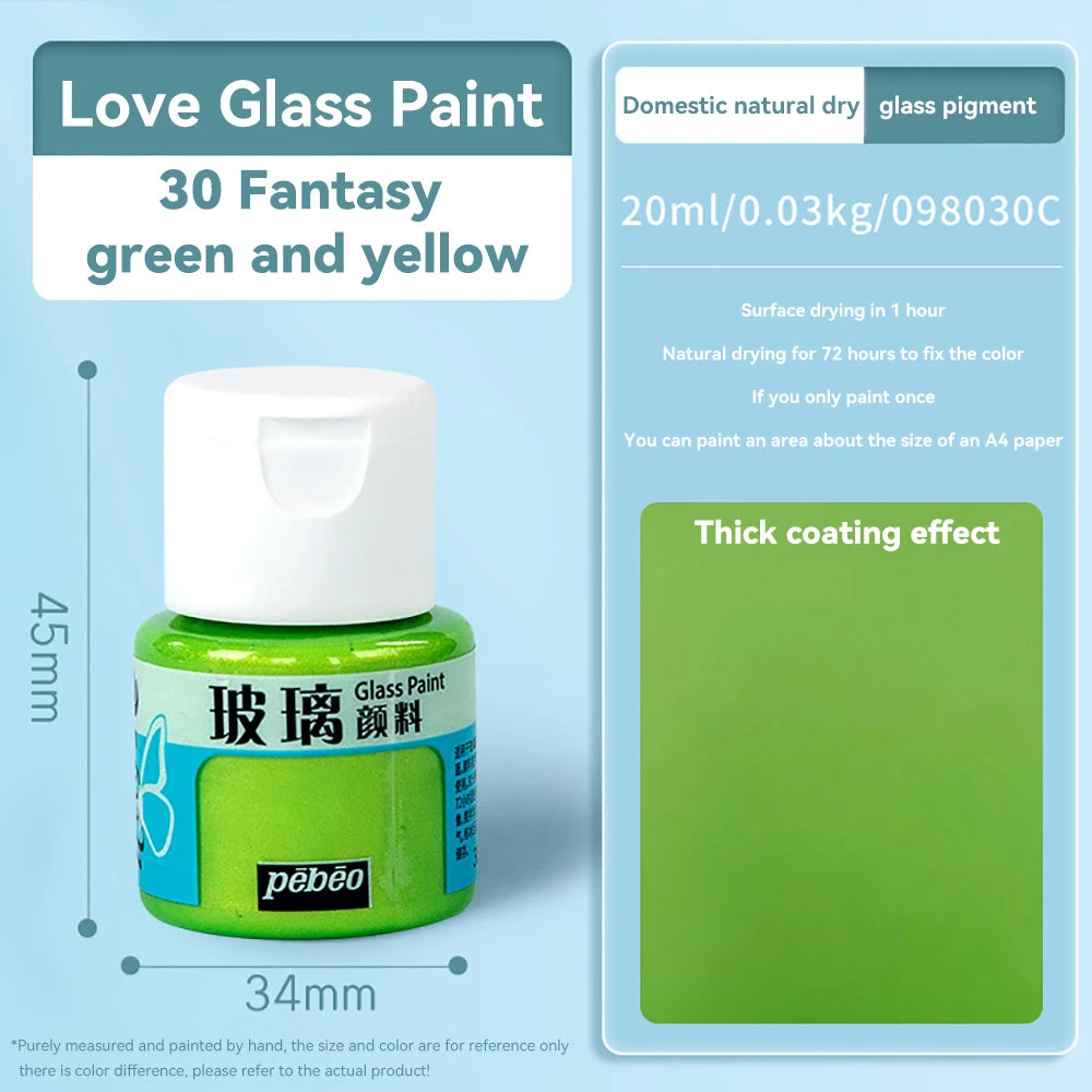 Creative 20ml Acrylic Paints Rich Color Waterproof Glass Pigments Tube For Painting Supplies Artist Drawing Art DIY Crafts