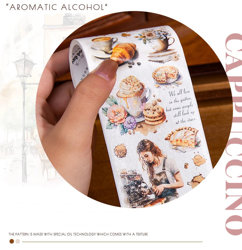 Mr.paper 6 Style 200CM/roll Washi Tape - Perfect for DIY Scrapbooking and Journals Decorative and Excellent Quality