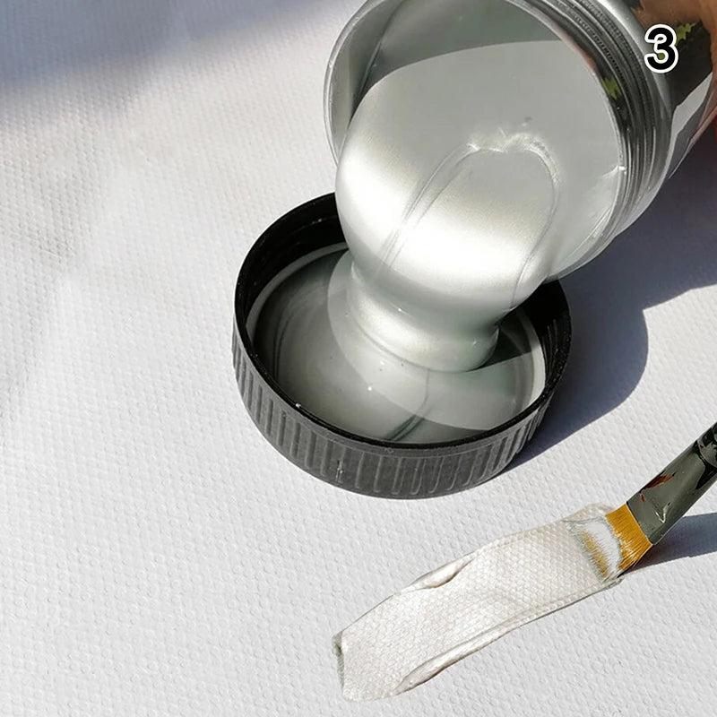 100ml Gold Paint Metallic Acrylic Paint,waterproof Not Faded for Statuary Coloring DIY Hand Clothes Painted Graffiti Pigments