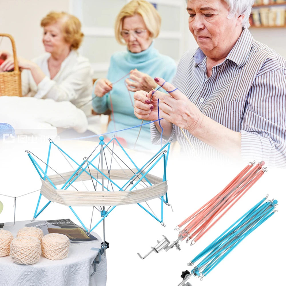 Umbrella Shape Swift Yarn Thread Fiber String Wool Winder Holder Hand Knitting Craft Tools For Patchwork DIY Accessories