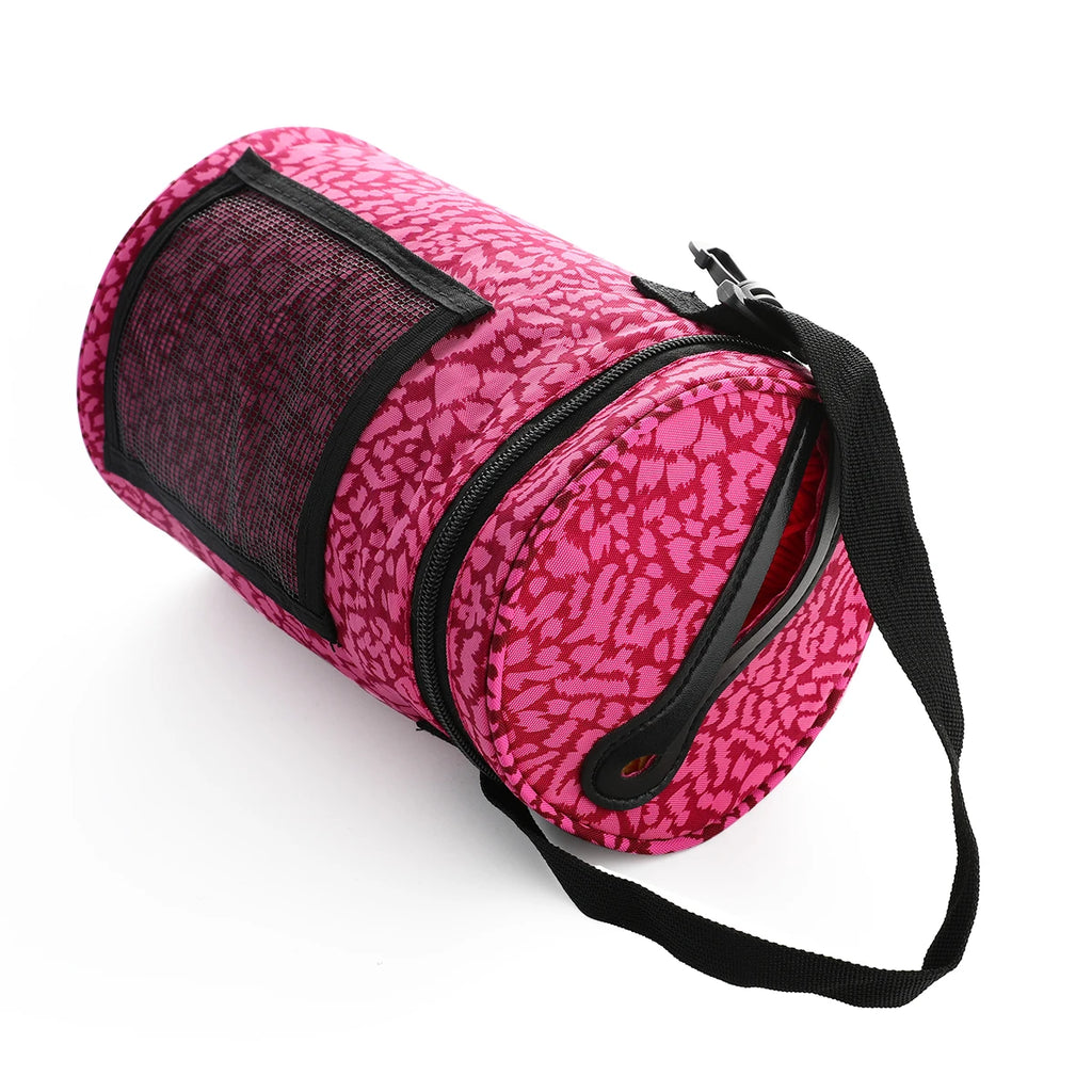 Portable Round Yarn Storage Bags Knitting Wool Yarn Bags Organizer Waterproof Crochet Hooks Bag for Sewing Accessories Tools