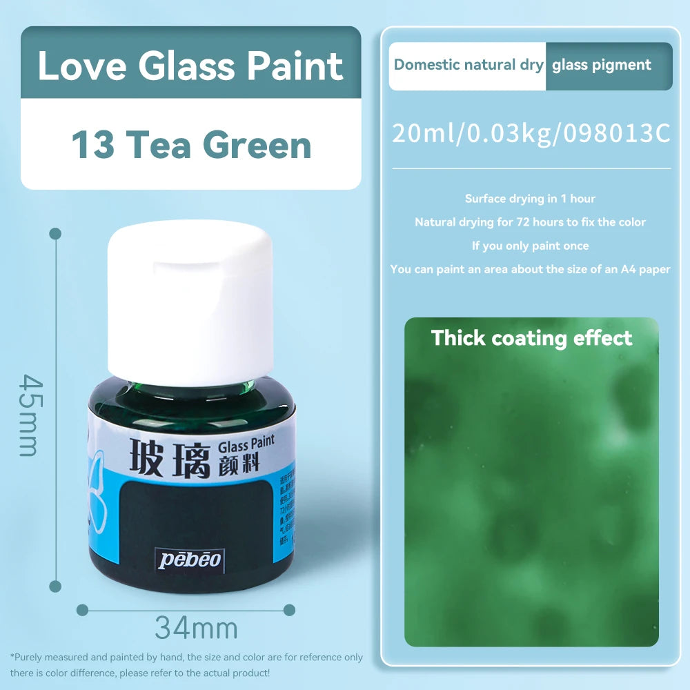 Creative 20ml Acrylic Paints Rich Color Waterproof Glass Pigments Tube For Painting Supplies Artist Drawing Art DIY Crafts