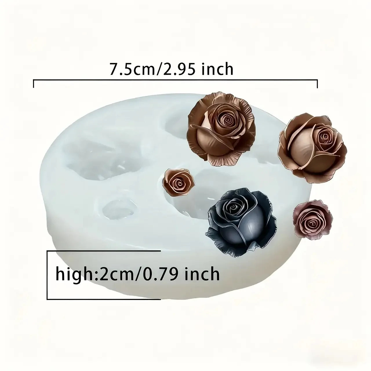 1One Strawberry-Shaped Silicone Mold-3DAromatherapy Candle Wax Mold，DIYBerry Shaped Candle and Soap，Durable、Flexible、Materials T