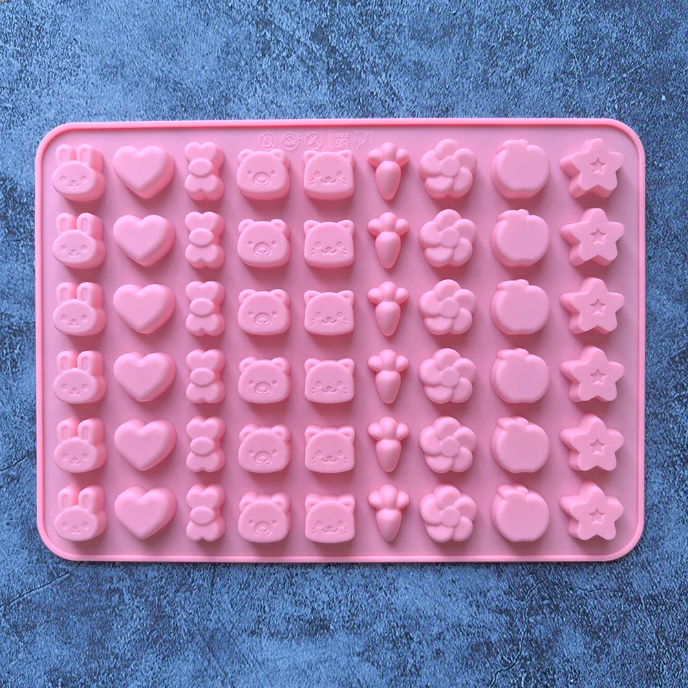 1pc Easter silicone mold mini carrot chocolate resurrected rabbit suitable for gummy cookies, biscuit cake decoration