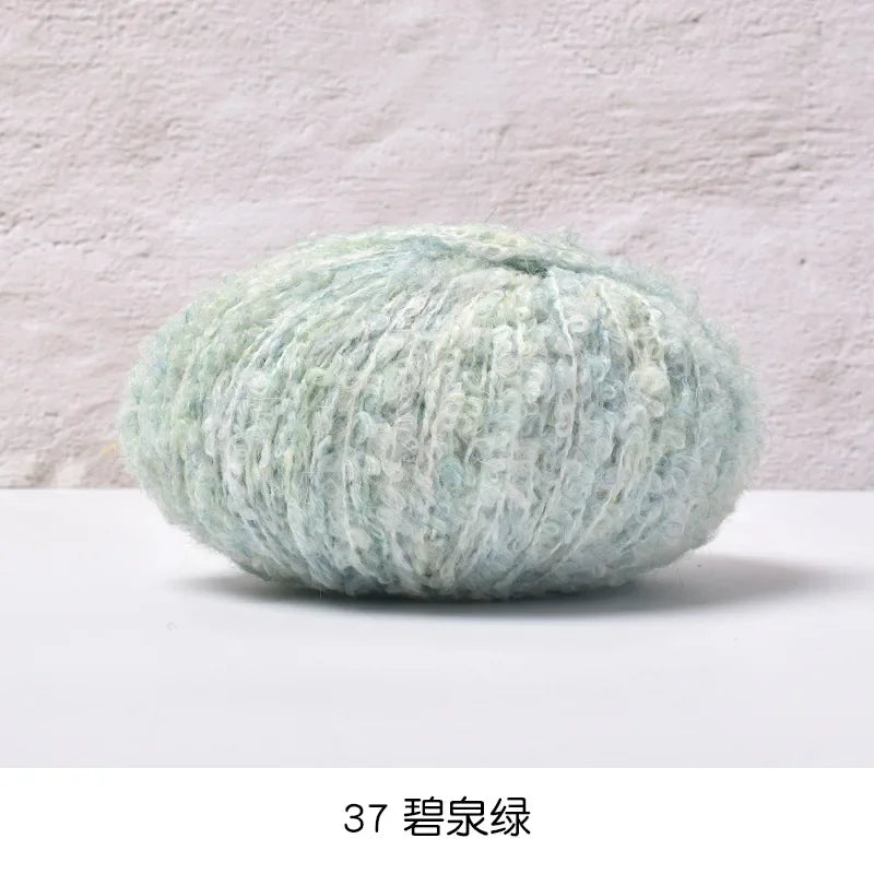 50g/roll Velvet Yarn Soft Cotton Knitting Crochet Dyed Yarn DIY Hand-woven Wool Crochet Sweater Hat Dolls 200M
