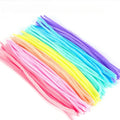 100PCS Chenille Stems Toys DIY Strips Twist Bar Anvil Wire Craft Pipe Creative Hobby Children Plush Stick Chenille Sticks