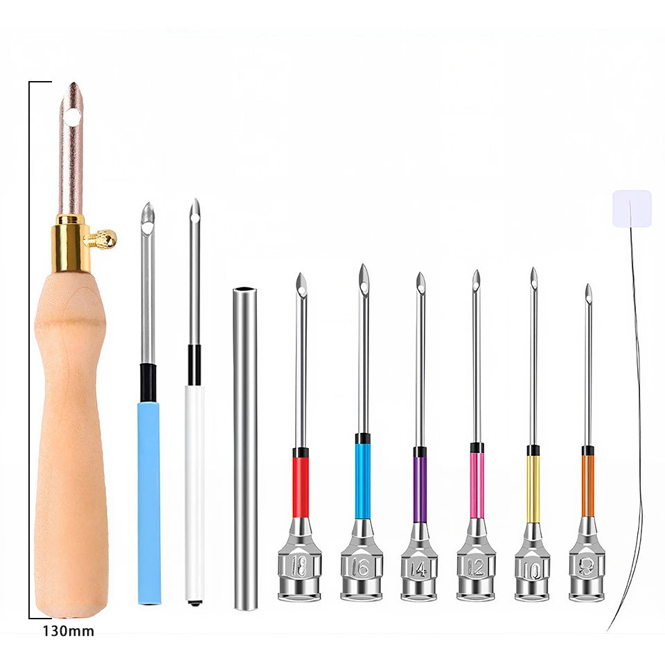 Cross Stich Punch Needles Embroidery Kits Yarn Embroidery Pen Crochet Knitting DIY Craft Stitching Sewing Tools Accessories