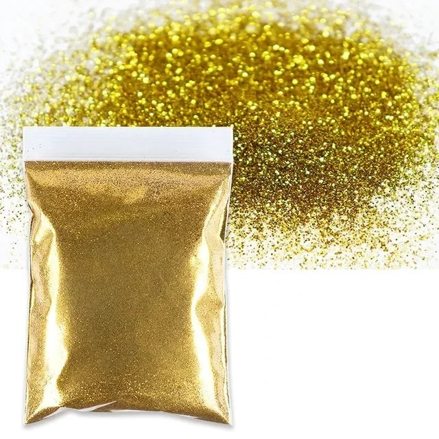 100g/50g Holographic Laser Extra Fine Glitter Dazzling Nail Glitter Powder DIY Art Crafts Resin Tumbler Decoration Shiny Glitter