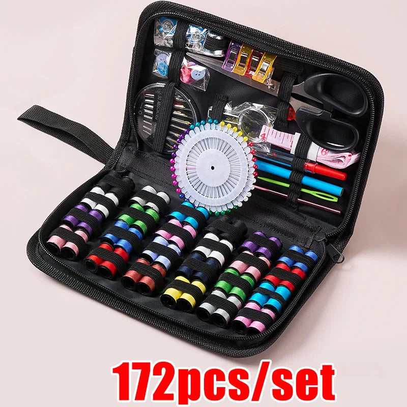 Sewing Kit with Case Portable Sewing Supplies for Home Traveler